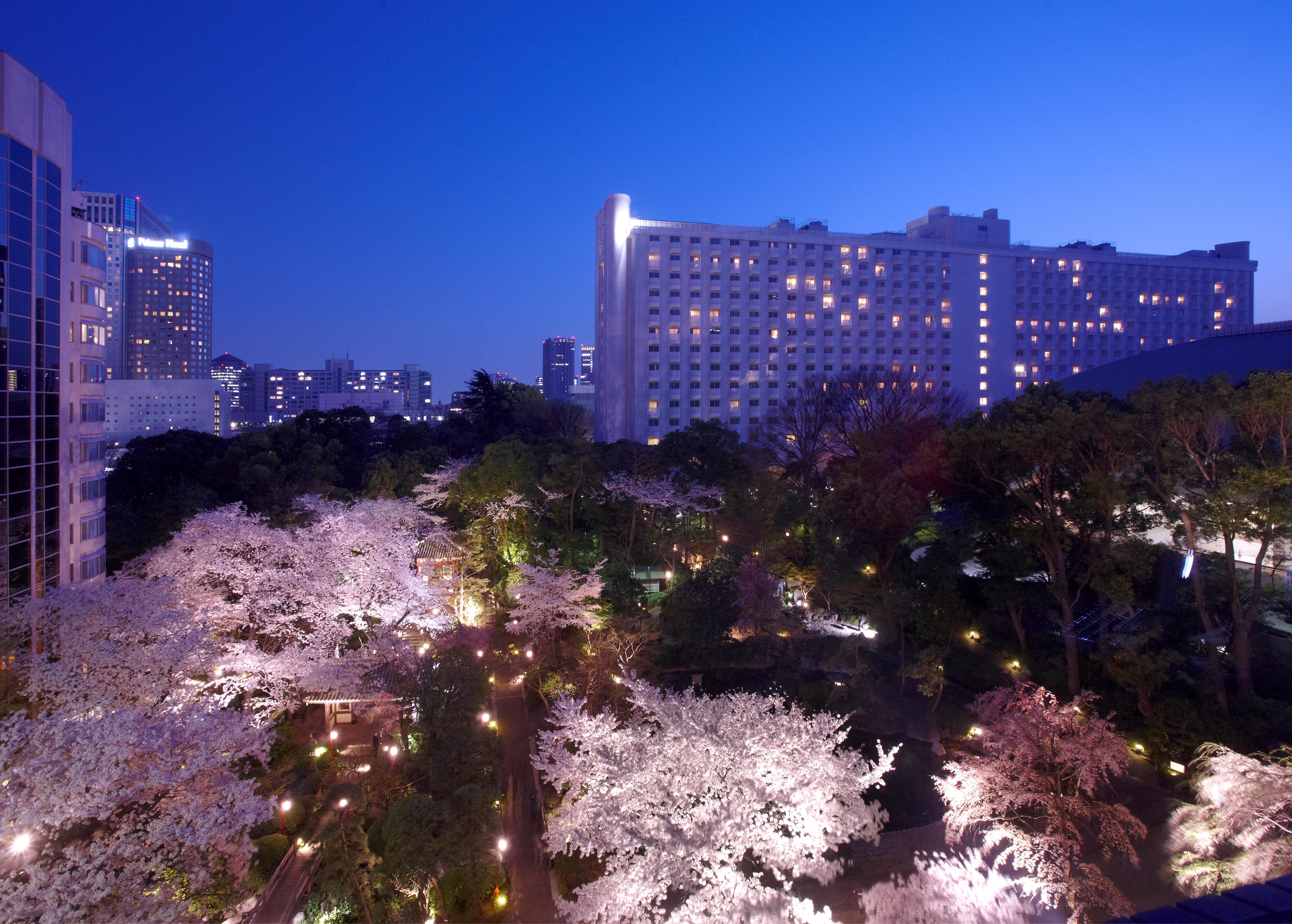 東京都 新高轮格兰王子大饭店酒店 外观 照片 The campus at night