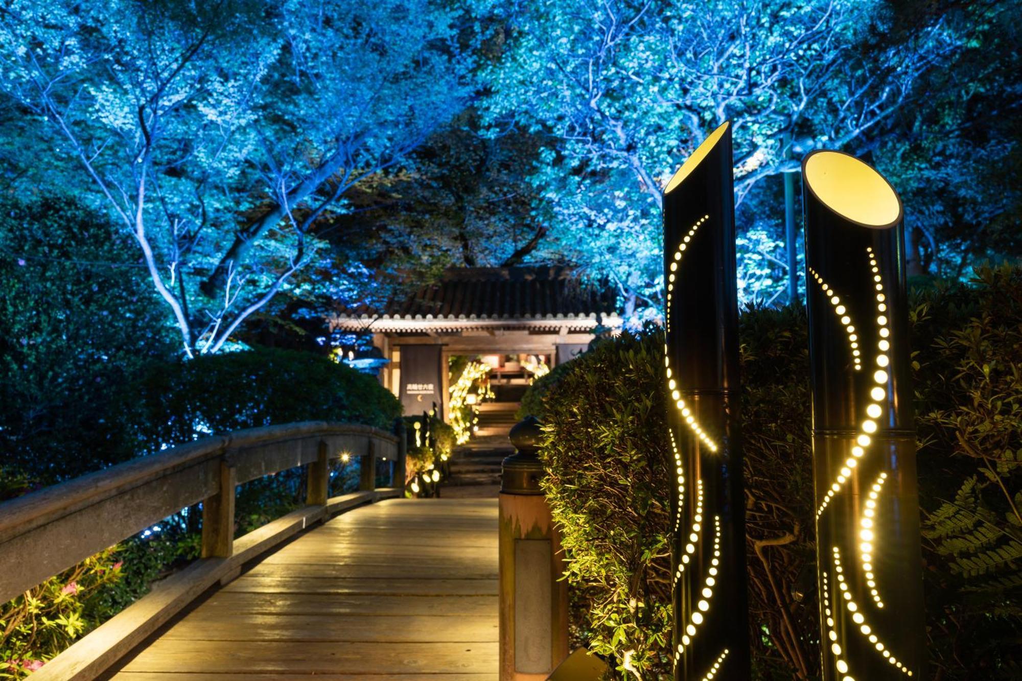 東京都 新高轮格兰王子大饭店酒店 外观 照片 Illuminated bamboo poles