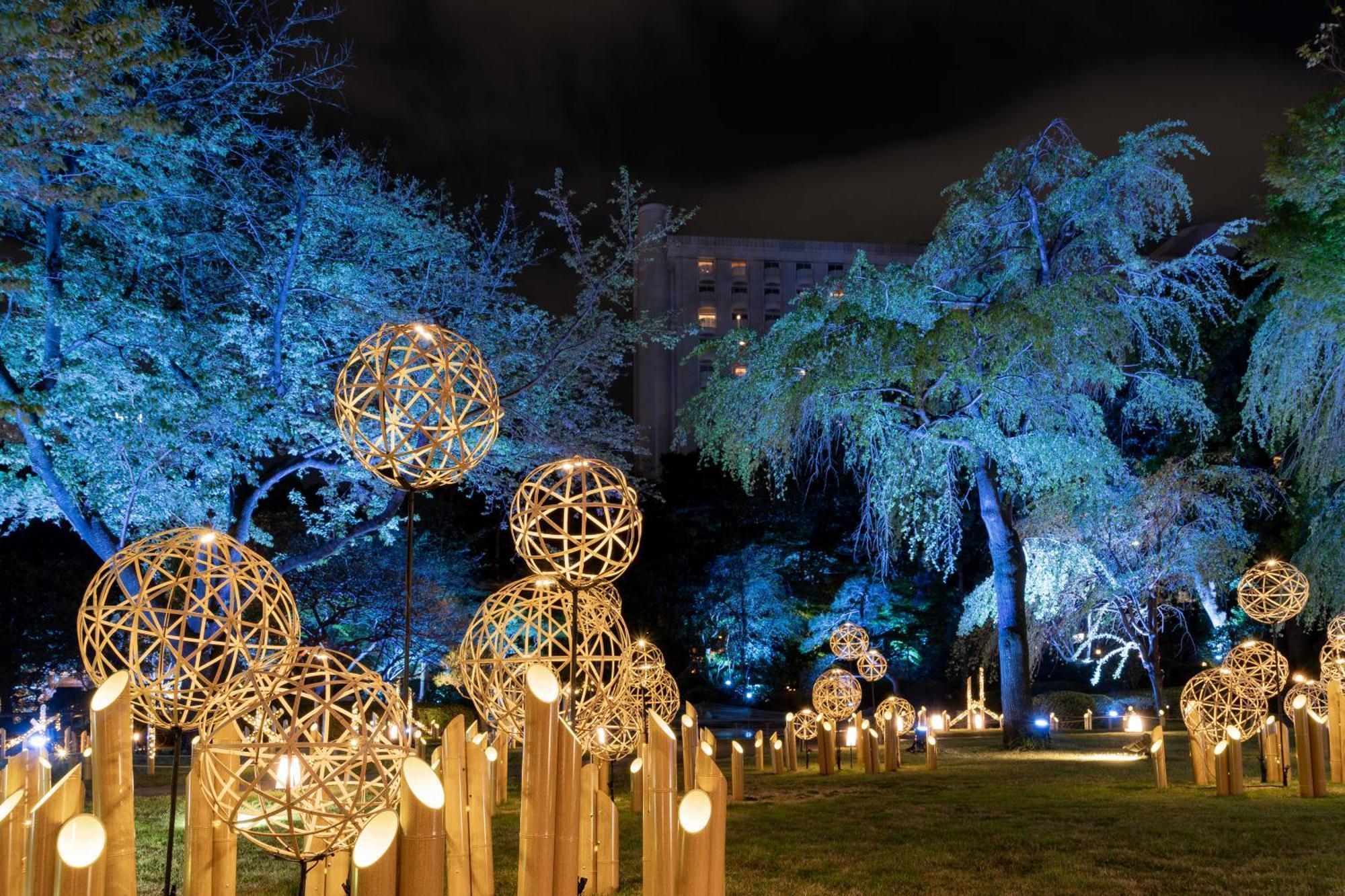 東京都 新高轮格兰王子大饭店酒店 外观 照片 Illumination of the park